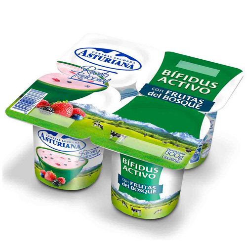 yogur bifidus sabores asturiana para alimentación distribuidor en Castilla y León