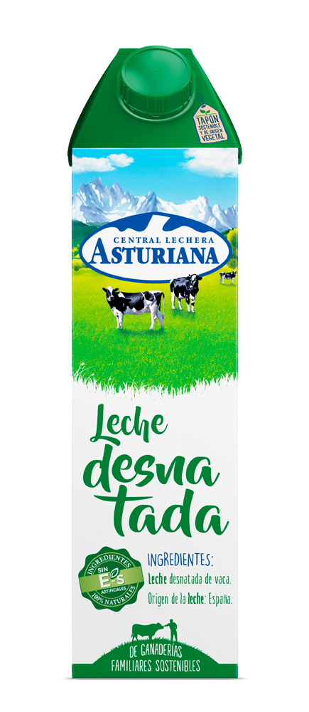 leche uth desnatada asturiana para alimentación distribuidor en Castilla y León