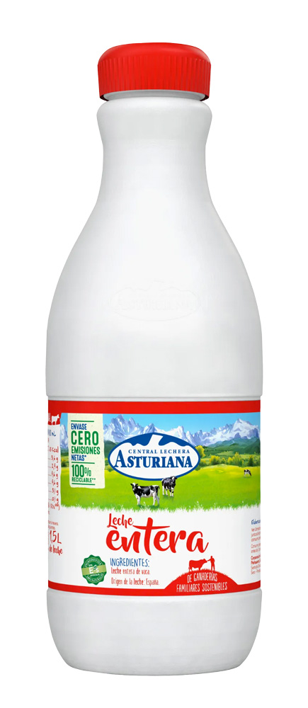 leche entera asturiana para alimentación distribuidor en Castilla y León