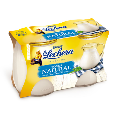 La lechera yogur natural nestle para alimentación distribuidor en Castilla y León